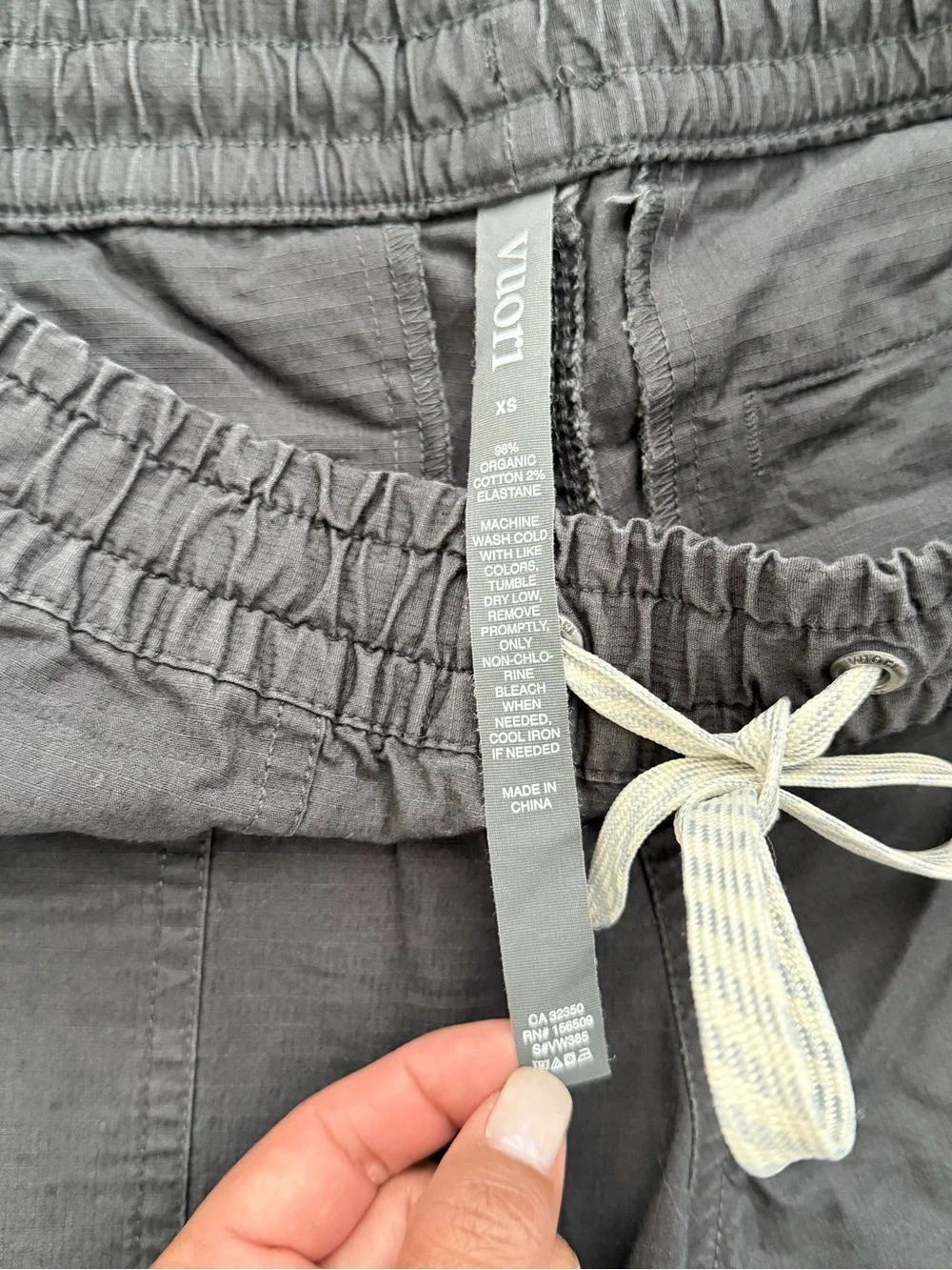 Women’s Vuori Ripstop Charcoal Casual Shorts